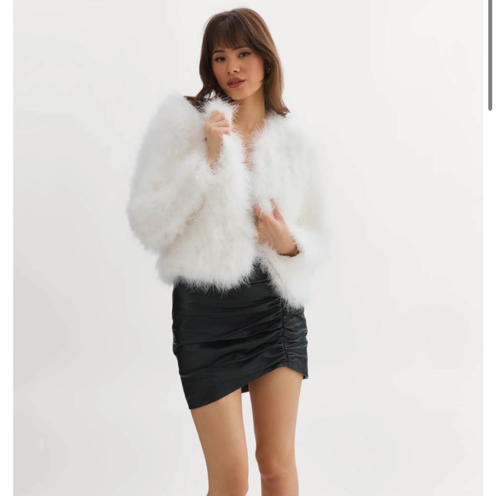 Lamarque Deora Feather Jacket